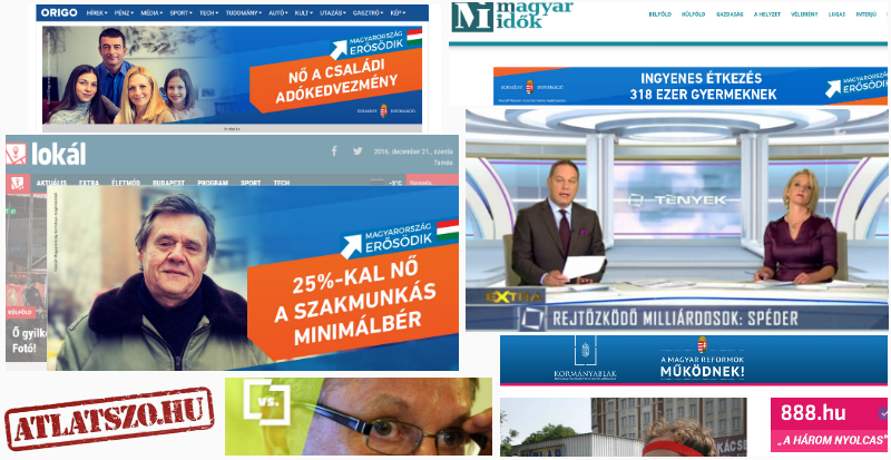 Uniós és magyar közpénzek a kormánypárti médiafoglalás szolgálatában 2014-2016