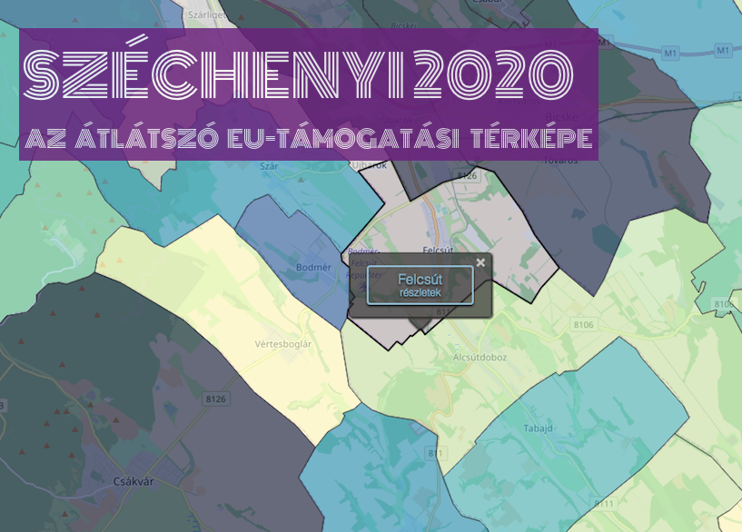 Élőben, interaktív térképen közvetítjük, hogyan pörgeti ki a kormány a Széchenyi 2020 program uniós forrásait