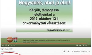 „Tévedésből” reklámozta a Hegyvidéki Önkormányzat a Fideszt a YouTube-csatornáján