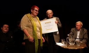 Rádi Antónia kapta az idei Paul Lendvai díjat a belvárosi ingatlanmutyiról szóló cikkeiért
