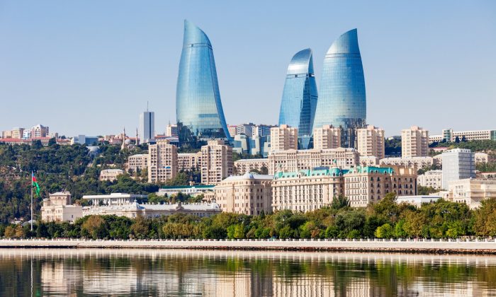 Flame Towers In Baku