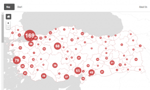 Szívszaggató térképen a törökországi nőgyilkosságok