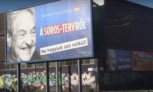 Szeged nem takarja ki a Soros-plakátokat