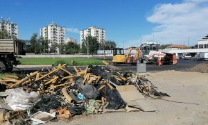 Százmillióval drágul az egyik stadion Szegeden, mert elvágták a földben futó kábeleket