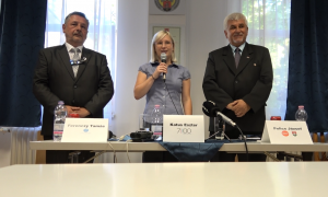 Fideszes és ellenzéki polgármesterjelölt vitázott Komlón