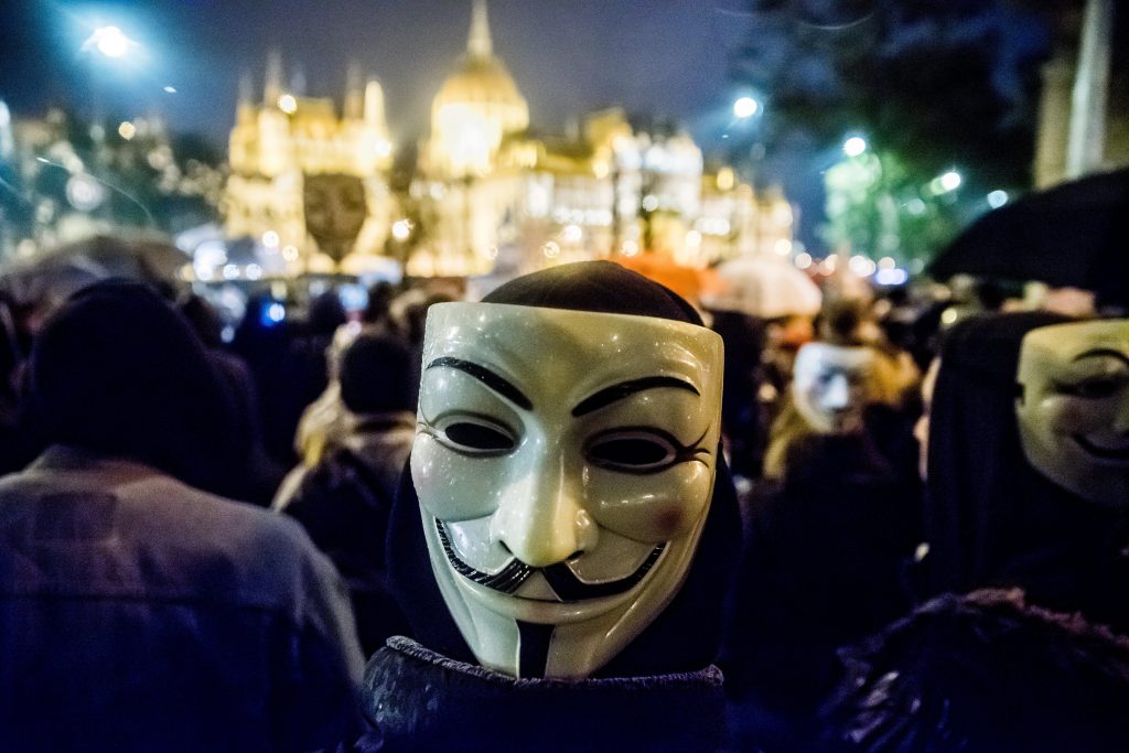 Rendszerkritikus Tömeg Vonulásos Demonstráció Budapesten