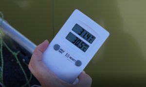 Ismét határértéket meghaladó, 30°C feletti vízhőmérsékletet mértünk a paksi Dunán