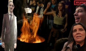 Felgyújtott tankerületi levelek, papírgalacsinnal megdobált Pintér Sándor – Ismét ezrek tüntettek a pedagógusokért