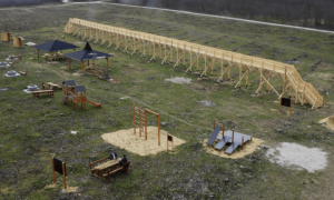 Tarra vágták az erdőt az uniós támogatásból épült lombkorona sétány építése közben
