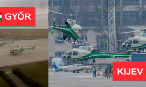 Videó bizonyítja, hogy a győri reptérről szálltak fel az ukránoknak átadott katonai helikopterek