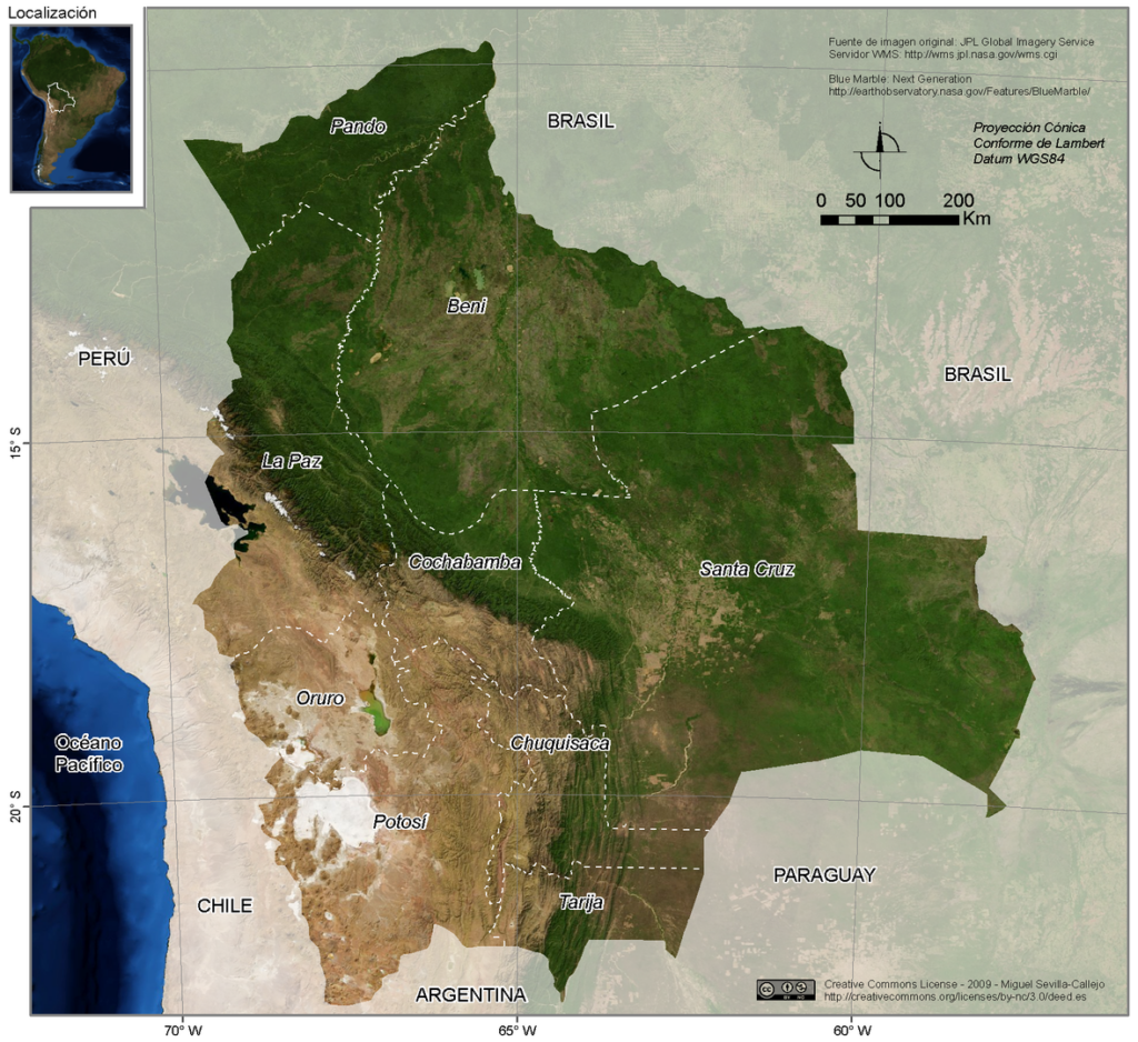 Bolívia földrajza