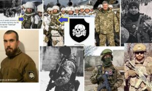 Náci jelképek gátszakadáskor – a nyugati média is felfigyelt a Totenkopfokra bizonyos ukrán harcosokon