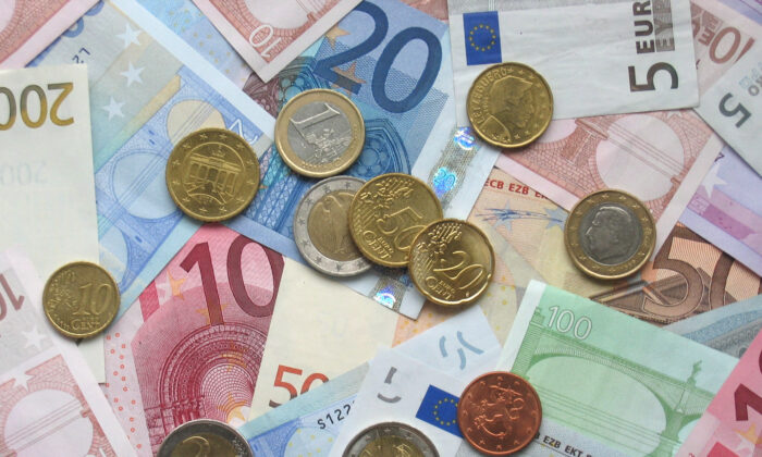 Euro Coins And Banknotes