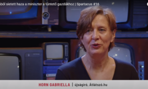 A civileket lejárató videókról beszélt Horn Gabriella a Partizán műsorában