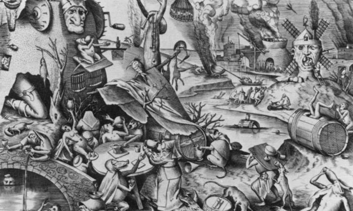 Brueghel falanksag 1557 rezmetszet 22 x 29 cm british museum 