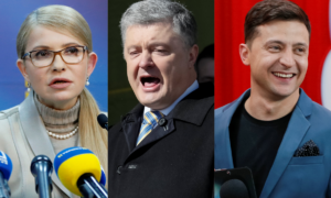 Oligarchatévében befutott komikus vezet az ukrán elnökválasztás első fordulója után