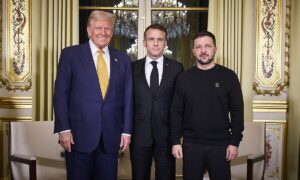 Paris Hosted A Trilateral Meeting Between Volodymyr Zelenskyy, Emmanuel Macron And Donald Trump On 7 December 2024 2