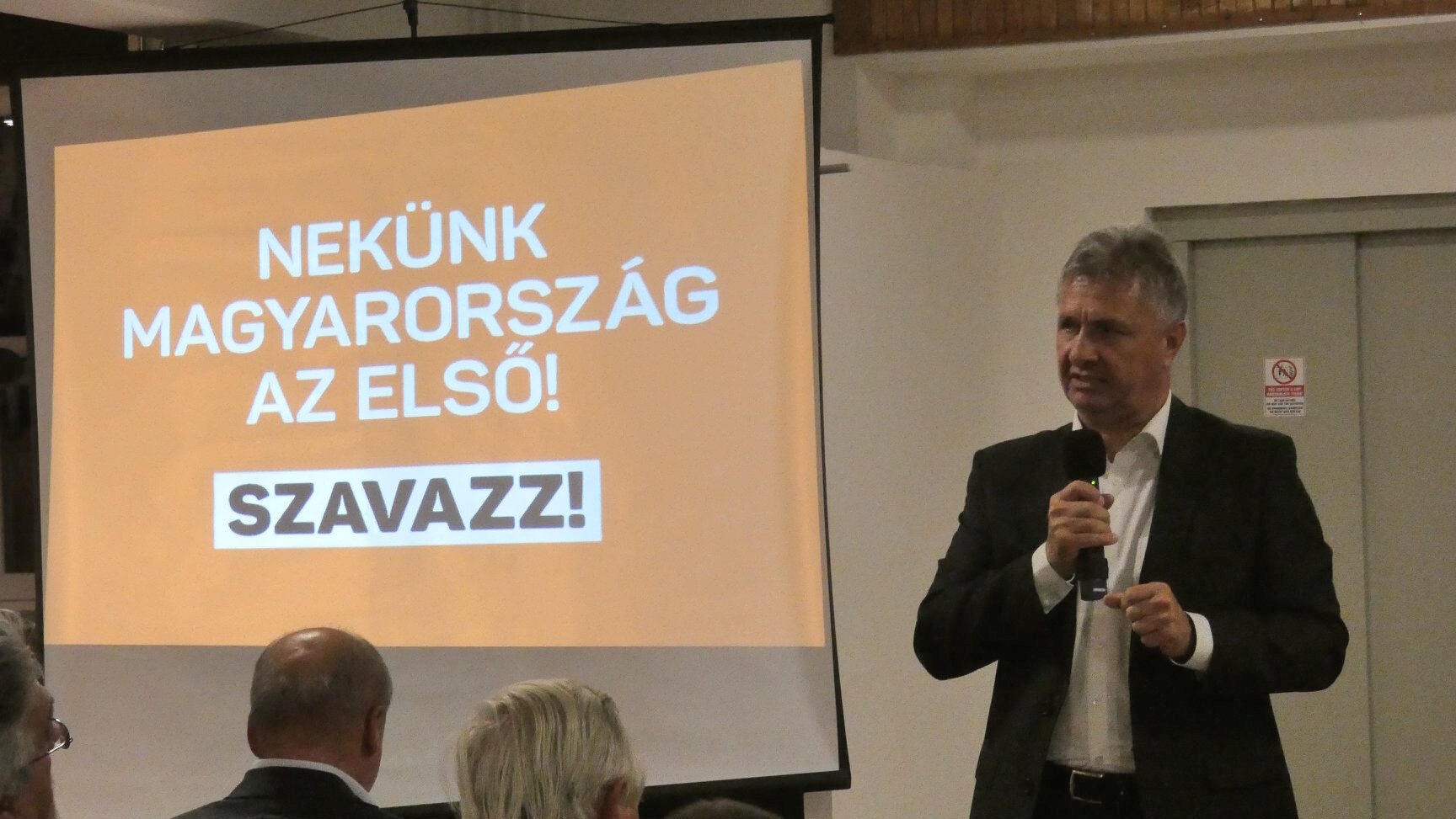 Berecz János a 2019-es önkormányzati kampányban (fotó: Berecz/Facebook)