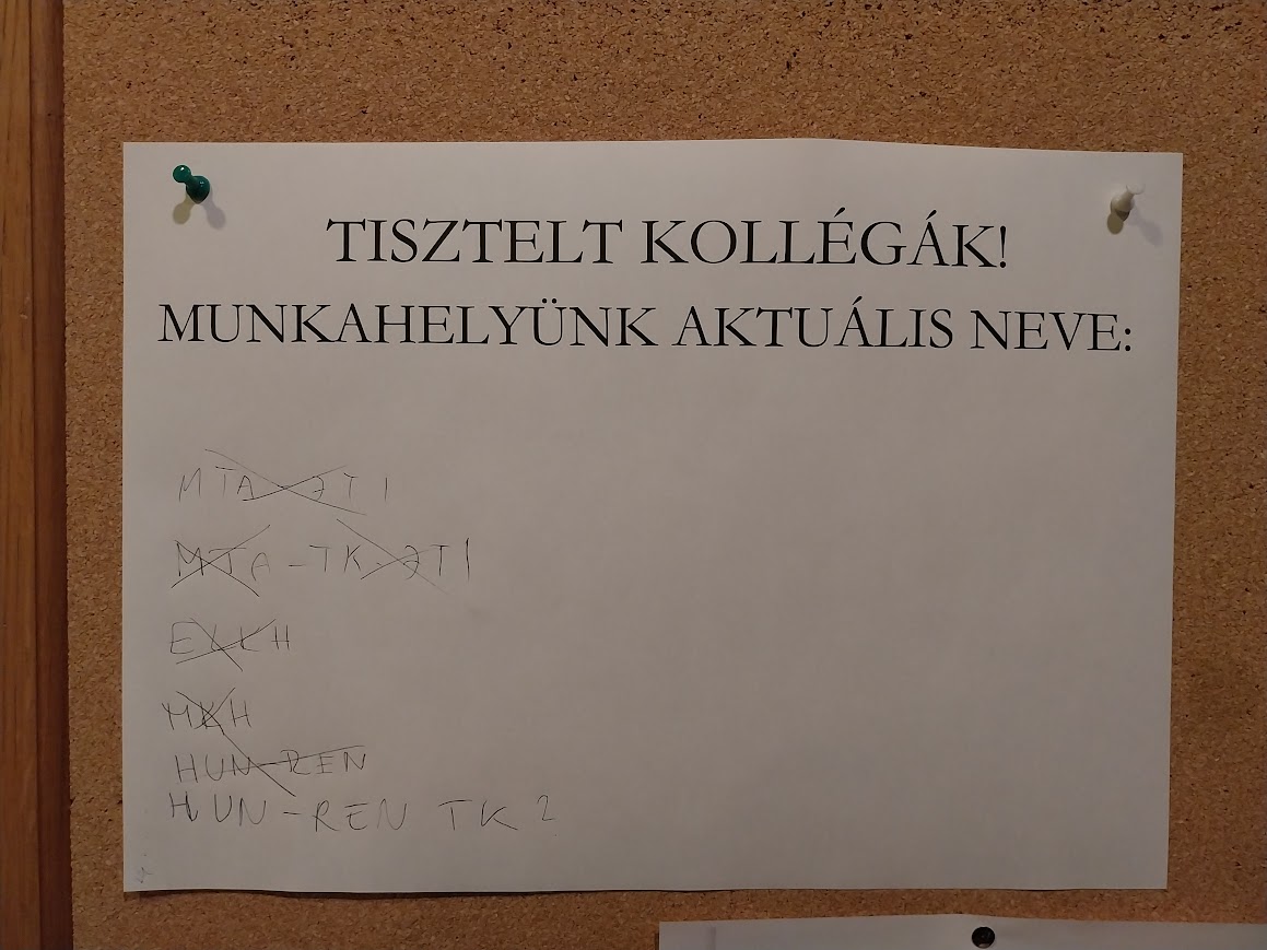 Munkahelyek nevei