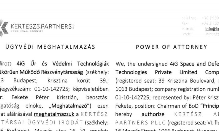 Mészáros Lőrinc ügyvédje sertepertél a 4iG hadiipari leányának feltőkésítése körül