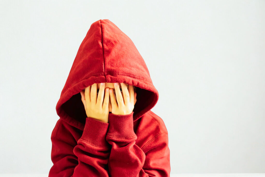 Teenage Child Cries With His Hands Covered Sadness Problems resized Szerkesztve