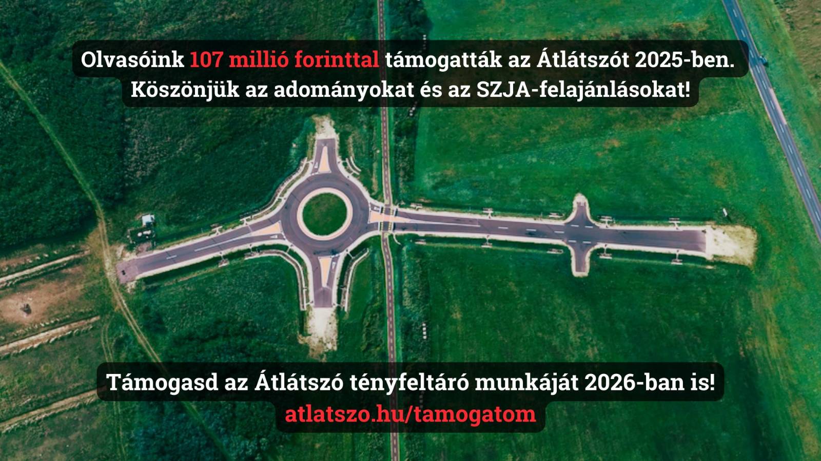 Köszönjük az olvasói támogatásokat!