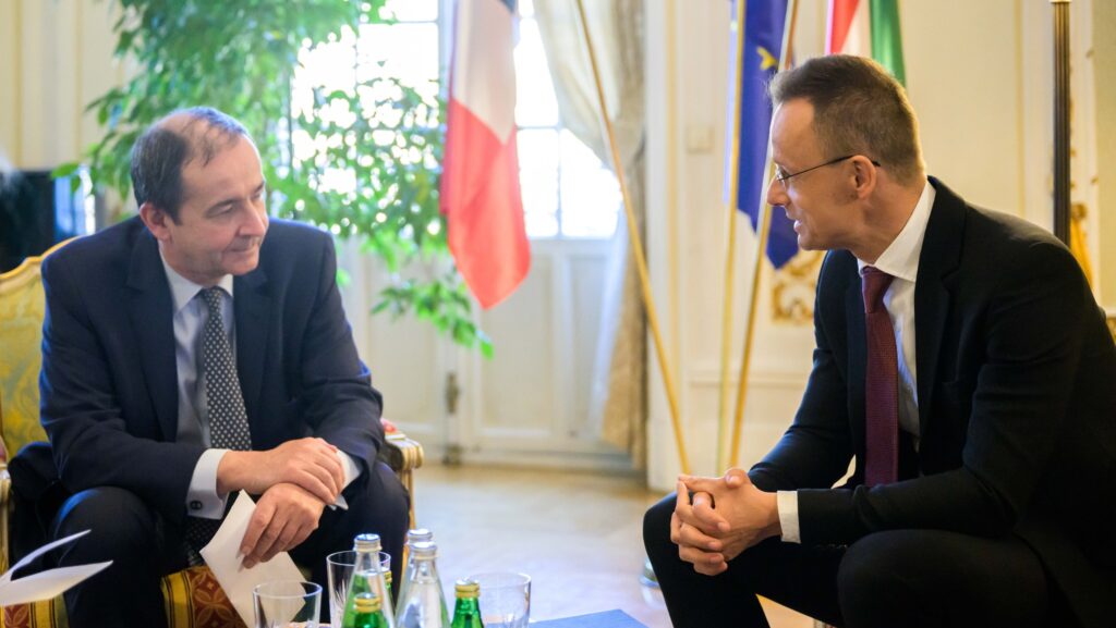 Találkozó a Framatome vezérkarával (Forrás: Szijjártó Péter hivatalos Facebook-oldala)