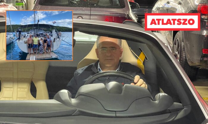 Kósa Lajost a bedőlt Bászna Gabona tulajdonosának Ferrarijában és közös vitorlázáson fotózták