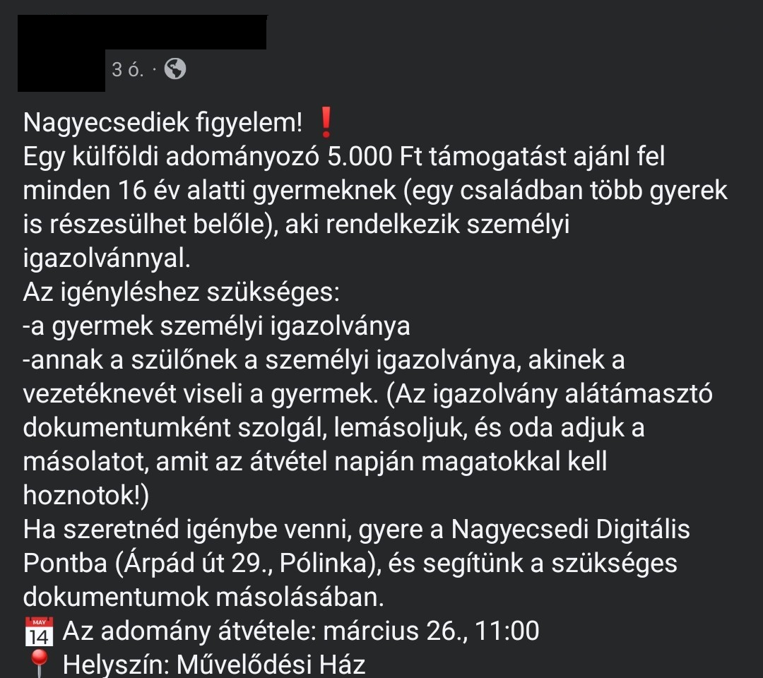 Nagyecsed adattolvaj