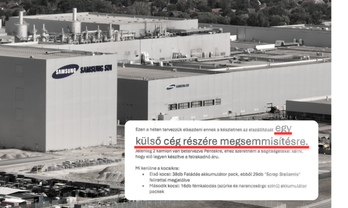 Terméknek álcázva szállítják a Samsung-gyár veszélyes akkuhulladékát