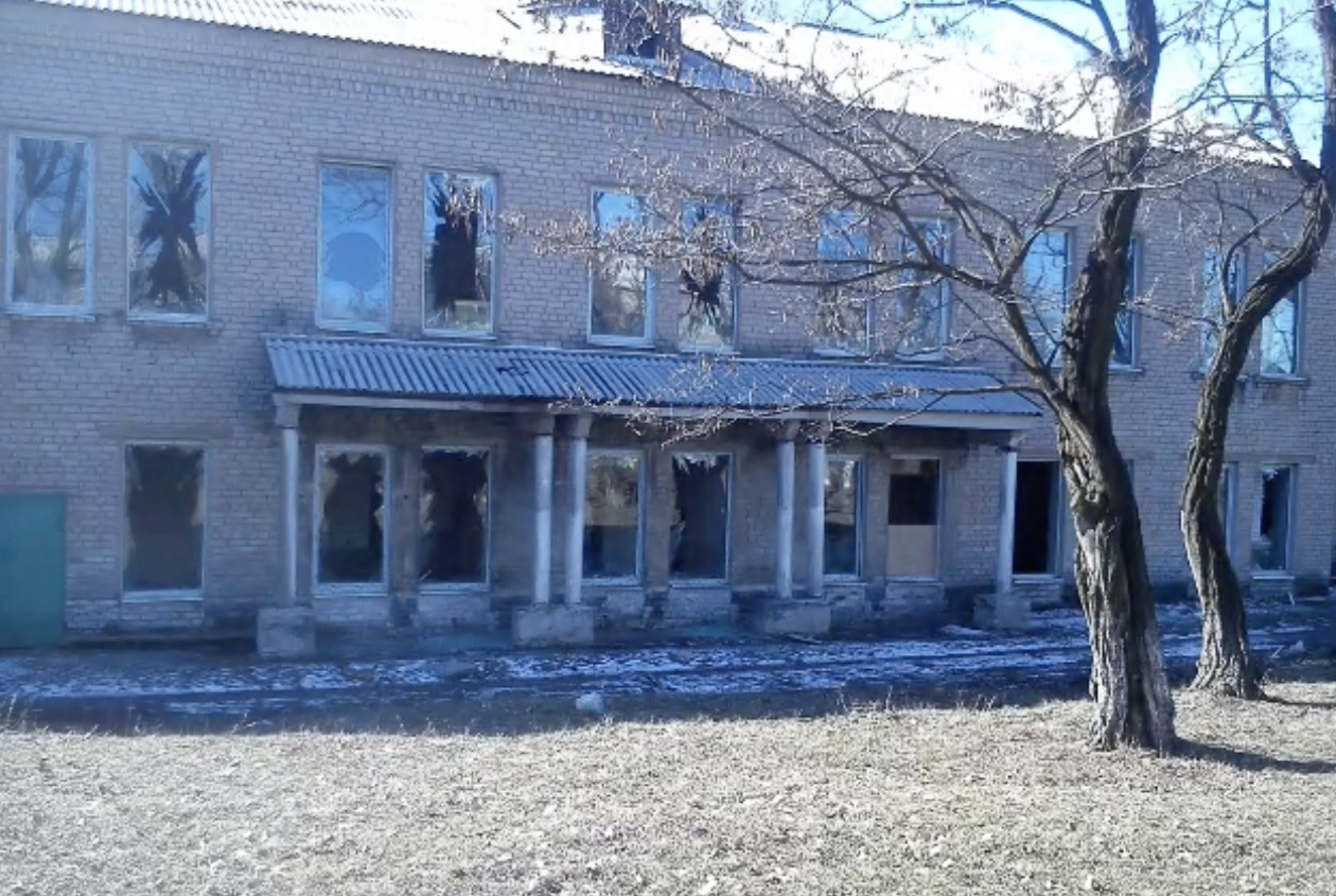 Az otthon lerombolt épülete 2015-ben, az igazgatóság fotóján.