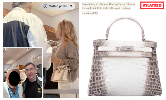 Újabb fotó: Várkonyi Andrea százmillió forintos Hermès táskával Cannes-ban