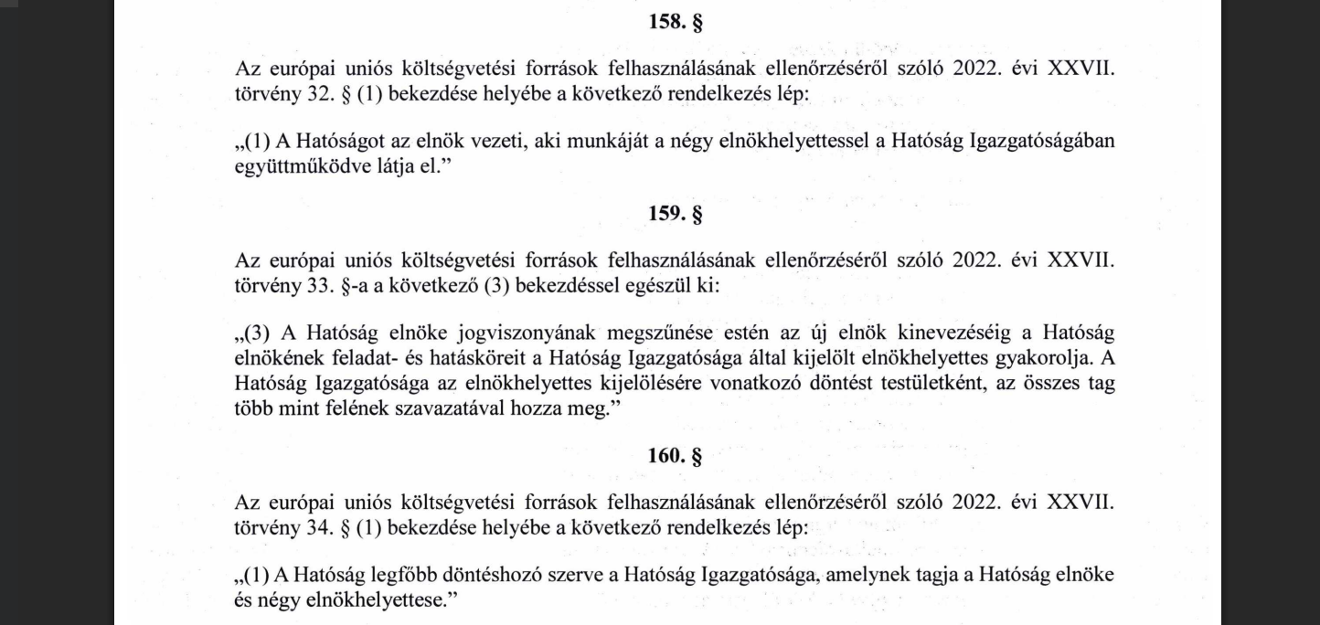 Javaslat részlet