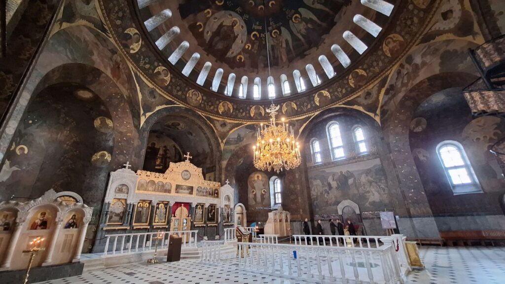 A Szent Antal és Szent Teodóz refektórium-templom (Pecserszka Lavra, Kijiv), fotó: Makai József