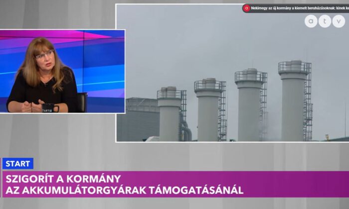 A szennyezéseket feltáró civileket is be kell vonni az akkuipar szigorítási folyamatába – Bodnár Zsuzsa az ATV-ben