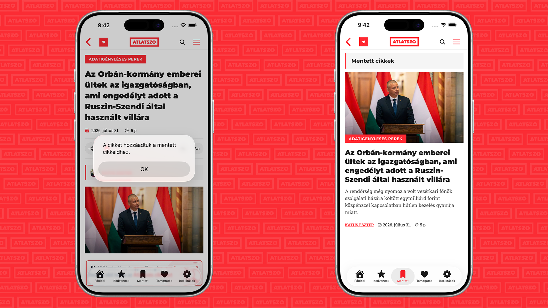 Mentett app