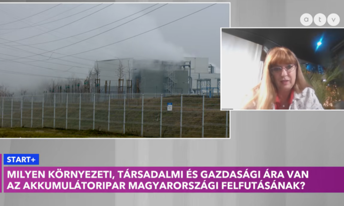 Maradunk-e akkugyarmat? – a készülő dokumentumfilmünkről beszélt kollégánk az ATV-ben