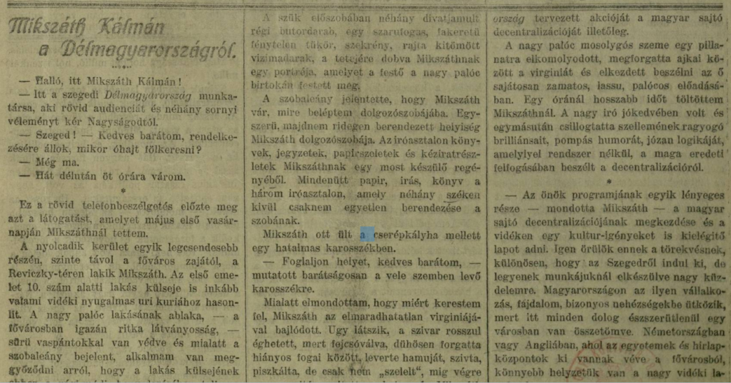 Delmagyarorszag cimlap elso